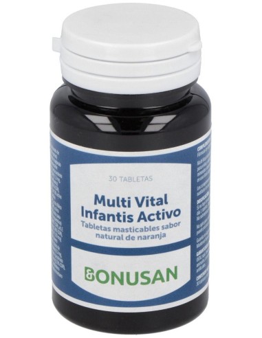 Multi Vital Infantis Activo Masticable 30Comp. de Bonusan
