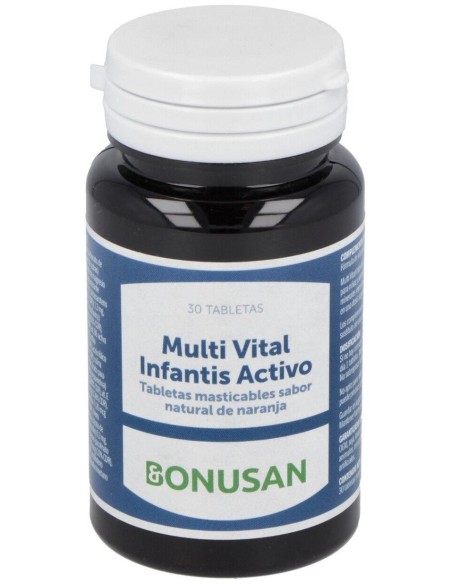 Multi Vital Infantis Activo Masticable 30Comp. de Bonusan