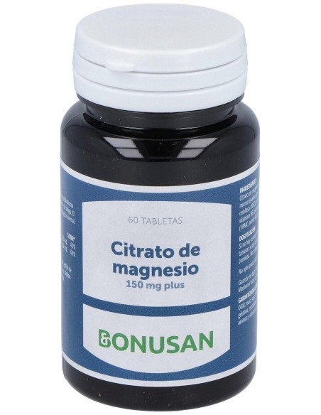 Citrato De Magnesio 150Mg. 60Comp. de Bonusan