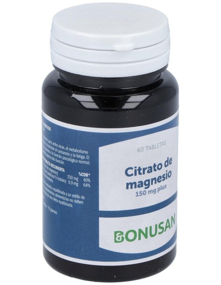 Citrato De Magnesio 150Mg. 60Comp. de Bonusan