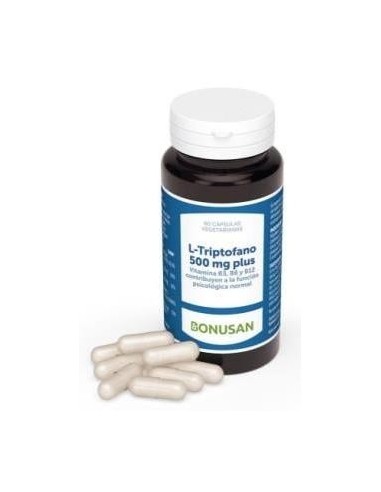 L-Triptofano Plus 500Mg. 60Cap. de Bonusan