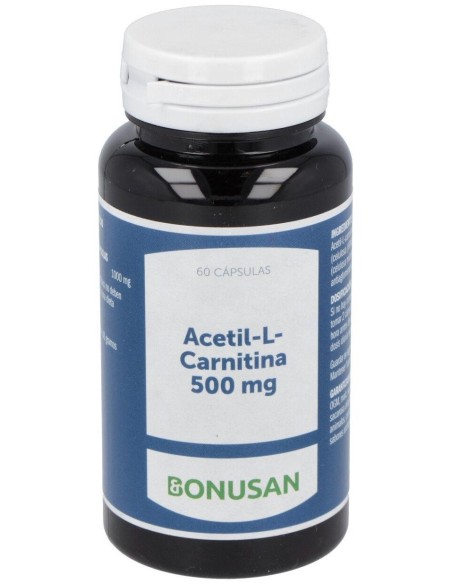 Acetyl L-Carnitina 500Mg. 60Vcap. de Bonusan