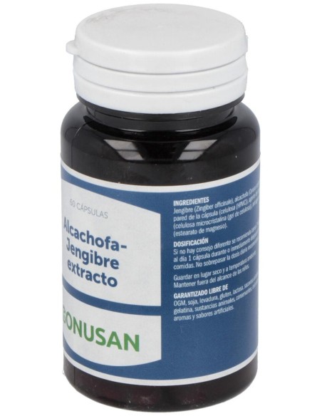 Alcachofa-Jengibre Extracto 60Vcap. de Bonusan