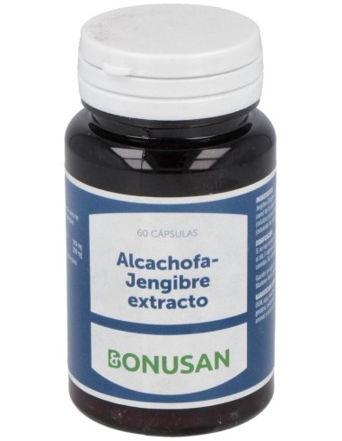 Alcachofa-Jengibre Extracto 60Vcap. de Bonusan