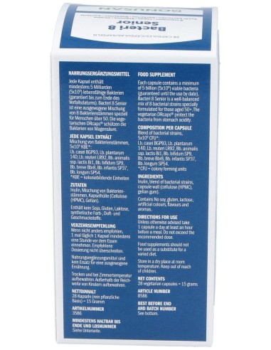 Bacteri 8 Senior (Extensis) 28Cap. de Bonusan