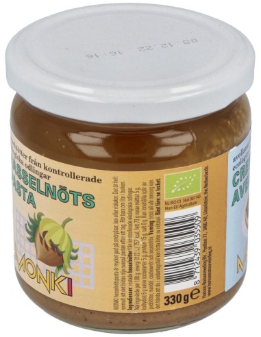 Crema De Avellanas 330Gr. Bio de Monki