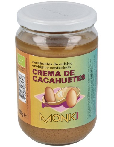Crema De Cacahuete 650Gr. Bio de Monki