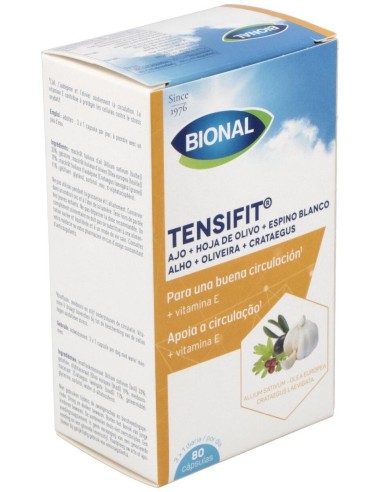 Tensifit Xtra (Ajo+Olivo+Espino Blanco) 80Cap. de Bional