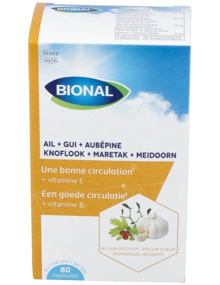 Ajo+Muerdago+Espino Blanco 80Cap. de Bional