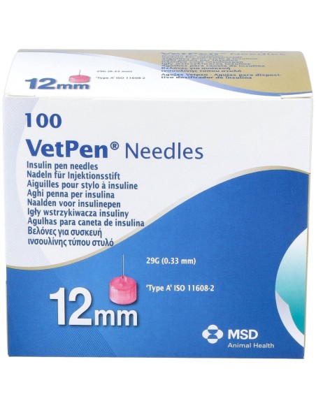Vetpen Needles 12Mm 100/Box 449 (Ndr) de Msd Vet