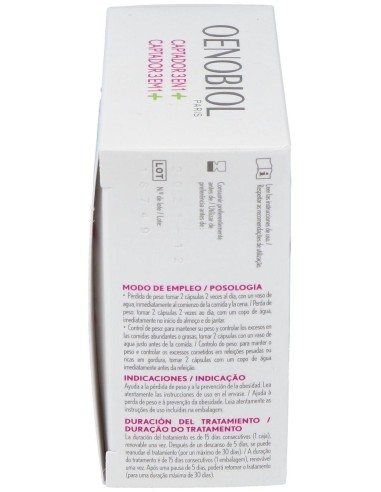 Oenobiol Captador 3 En 1 Plus 60Comp. de Oenobiol