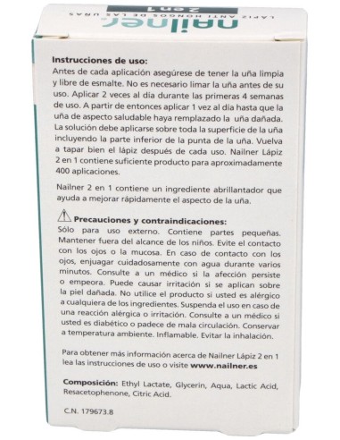 Nailner Lapiz 2 En 1 Antihongos 4Ml. de Nailner