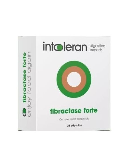 Intoleran Fibractase Forte 36Cap. de Intoleran