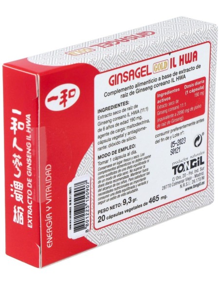 Ginsagel Il Hwa 20Cap. de Tongil