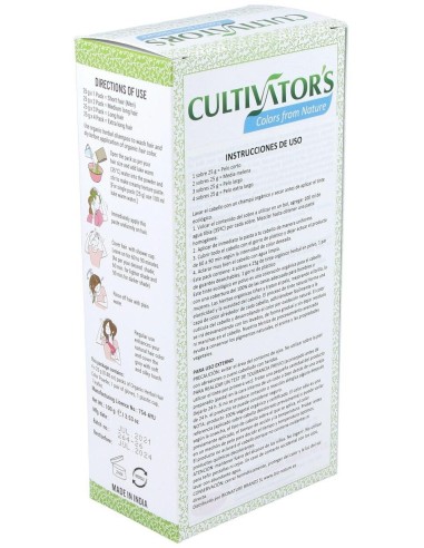 Castaño Oscuro Tinte Organico 100Gr. Ecocert de Cultivators