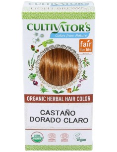 Castaño Dorado Claro Tinte Organico 100Gr. Ecocert de Cultivators 2