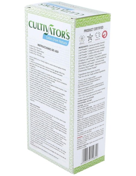 Castaño Dorado Claro Tinte Organico 100Gr. Ecocert de Cultivators