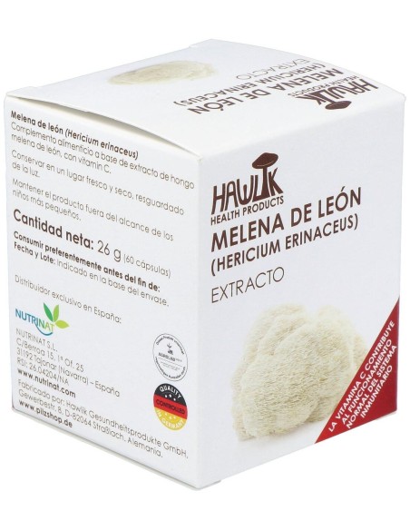 Melena De Leon Extracto Puro 60Vcaps. de Hawlik