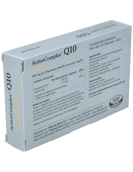 Activecomplex Q10 Gold 100Mg. 60Cap. de Pharma Nord