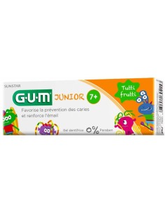 Junior Pasta Dental Infantil Fresa 7-12 Años 50Ml de Gum 2