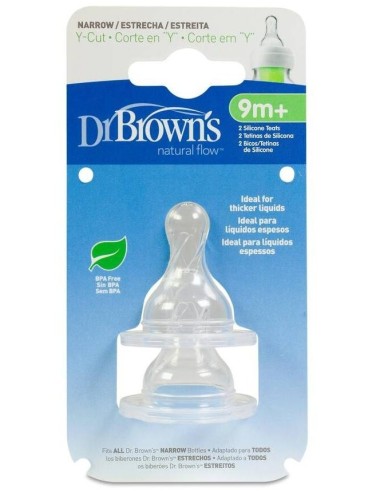 Tetina Options B/Estre Sili Redon Cere Ny +9M 2Un de Dr. Brown´S