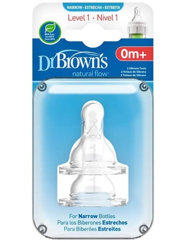 Tetina Options B/Estre Sili Redon R-N N1 +0M 2Un de Dr. Brown´S