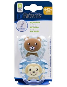 Chupete Prevent Anima Sili Anat T/2 6-12M 2Un Niño de Dr. Brown´S 2