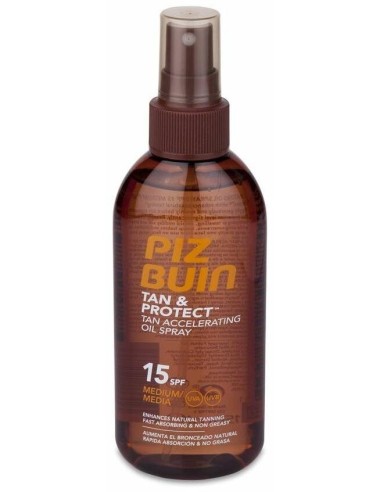 Tan & Protect Ac. Acelerador Bronceado Spf15 150Ml de Piz Buin