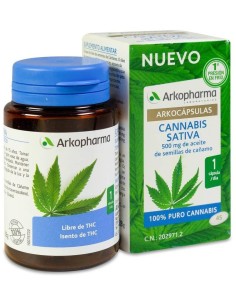 Arkocapsulas Cannabis Sativa Bio 45 Caps de Arkopharma 2