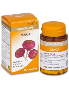 Maca 40Arkocapsulas. Bio de Arkopharma 2