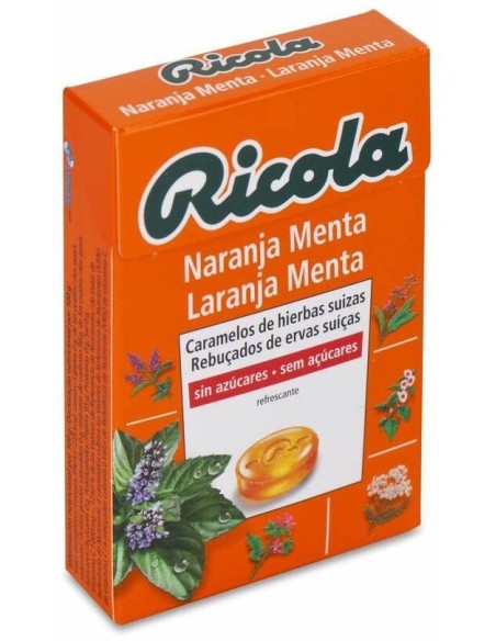 Ricola Caramelos Naranja 50 Gramos S/A Ricola