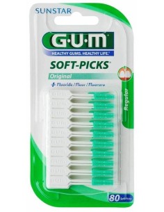 Cepillo Interdental Soft Picks Regular 80Un Verde de Gum 2