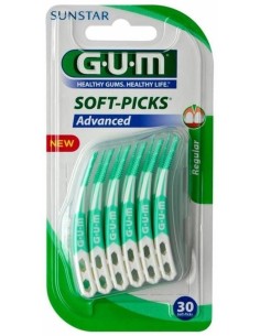Cepillo Interdental Soft Picks Regular 30Un Verde de Gum 2