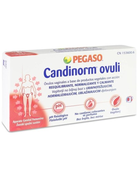 Candinorm pro 10 Ovulos Vaginales de Pegaso