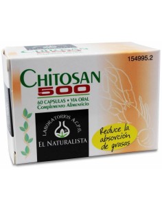 Chitosan 500Mg. 60Cap. de El Naturalista 2