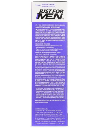 Just For Men Touch Of Grey Tono Moreno Negro T55 de Just For Men