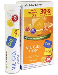 Arkopharma Vitamina C+D3 2X20 40 Un de Arkopharma 2