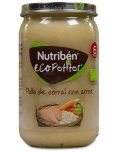 Nutriben Eco Potito Pollo Corral Arroz 235Gr.+6M de Nutriben 2