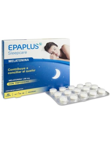 Epaplus Sleepcare Melatonina+Triptofano 60Comp. de Epa Plus
