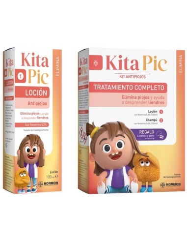 Kitapic Kit Trat Total 100Ml + 100Ml + Lendrera de Kitapic