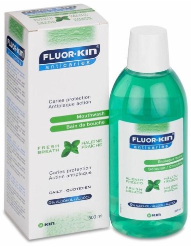 Fluor Kin Enguaje Diario Menta 500Ml 226 Ppm de Kin
