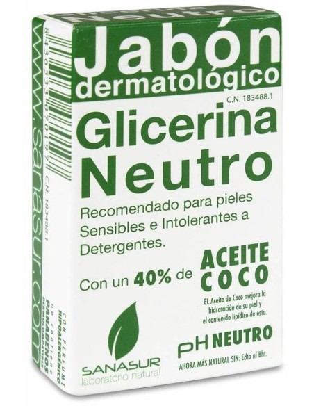 Jabon Glicerina Neutro 100Gr. de Sanasur