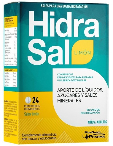 Hidrasal Limon 24 Comp Efervescentes de Plusquam