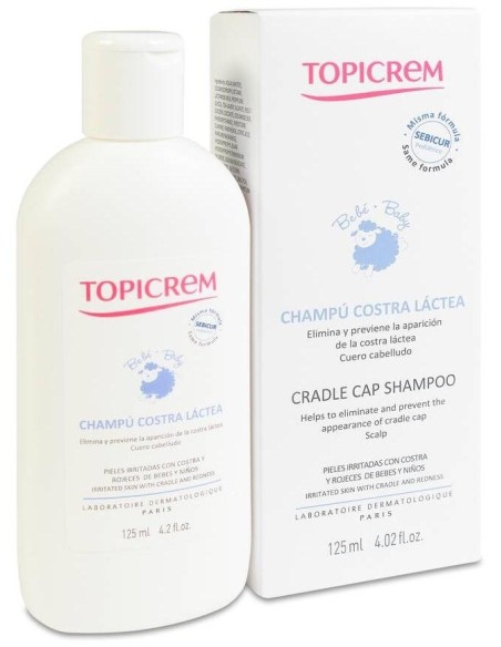Topicrem Sebicur Baby Costra Lactea Champu 125 Ml de Topicrem