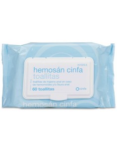 Hemosan Cinfa 60 Toallitas de Hemosan 2