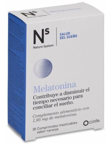 Ns Melatonina 1,95 Mg 30Comp Masticables Naranja de Ns