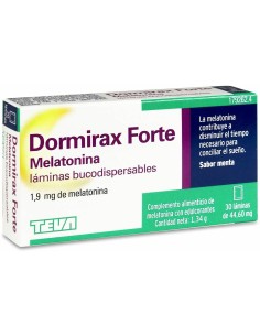 Dormirax Forte 1,9 Mg 30 Laminas Bucodispersables de Dormirax 2