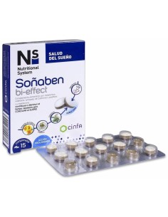 Ns Soñaben Bi-Effect Melatonina 1,85Mg 15 Comp de Ns 2