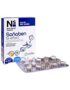 Ns Soñaben Bi-Effect Melatonina 1,85Mg 30 Comp de Ns 2