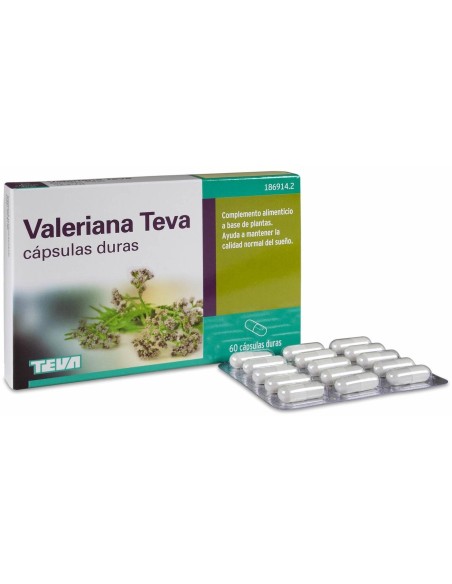 Valeriana Teva 200Mg 60Caps de Teva
